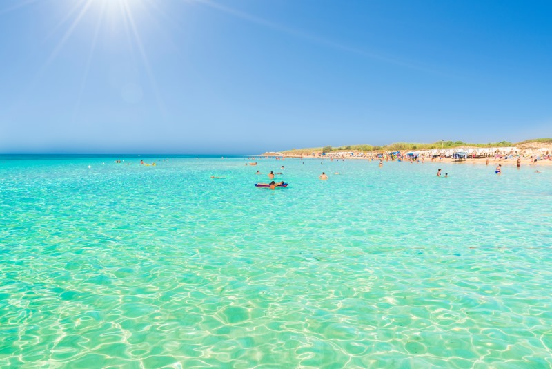 Spiaggia di Pescoluse, Puglia