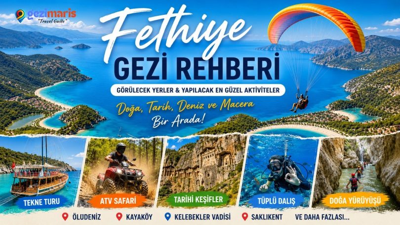 Fethiye Gezi Rehberi 2026: Görmeden Dönmemeniz Gereken Yerler ve Yapılacak En Güzel Aktiviteler